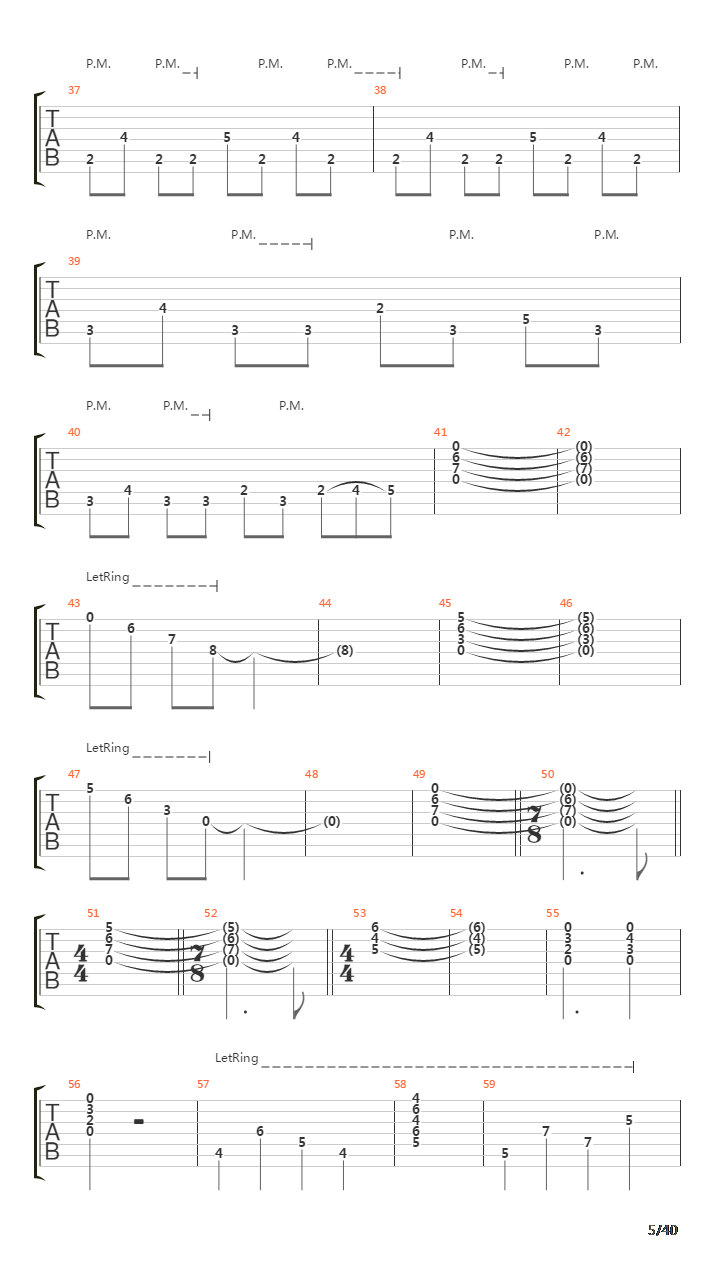 Sermon Of The Seven Suns吉他谱