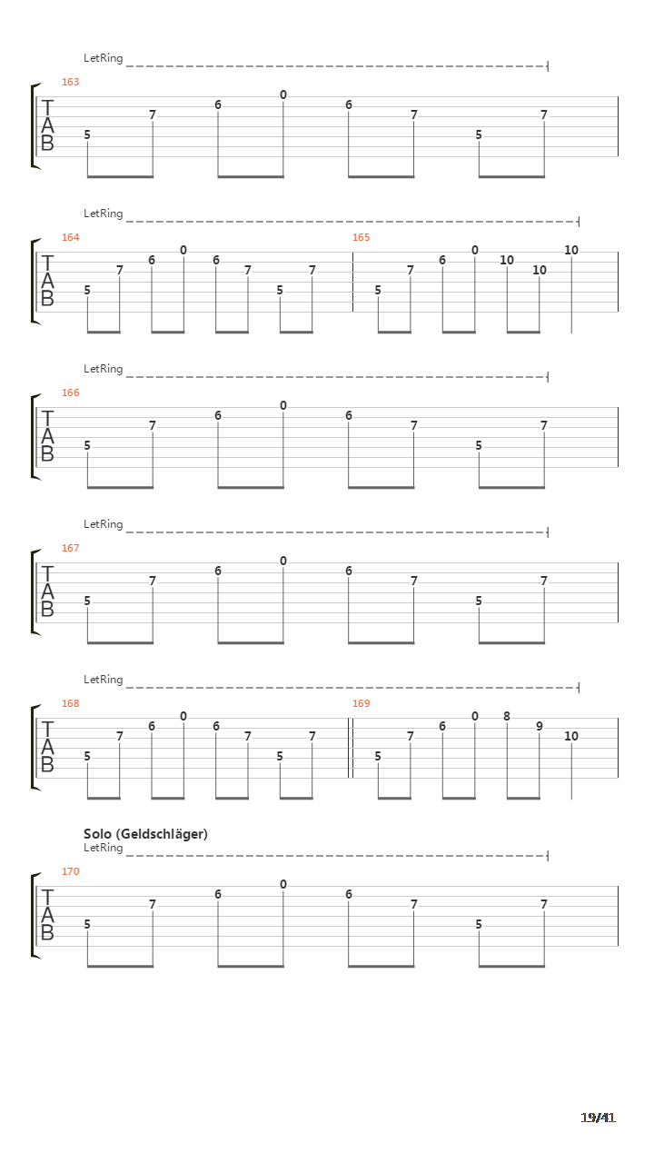 Sermon Of The Seven Suns吉他谱