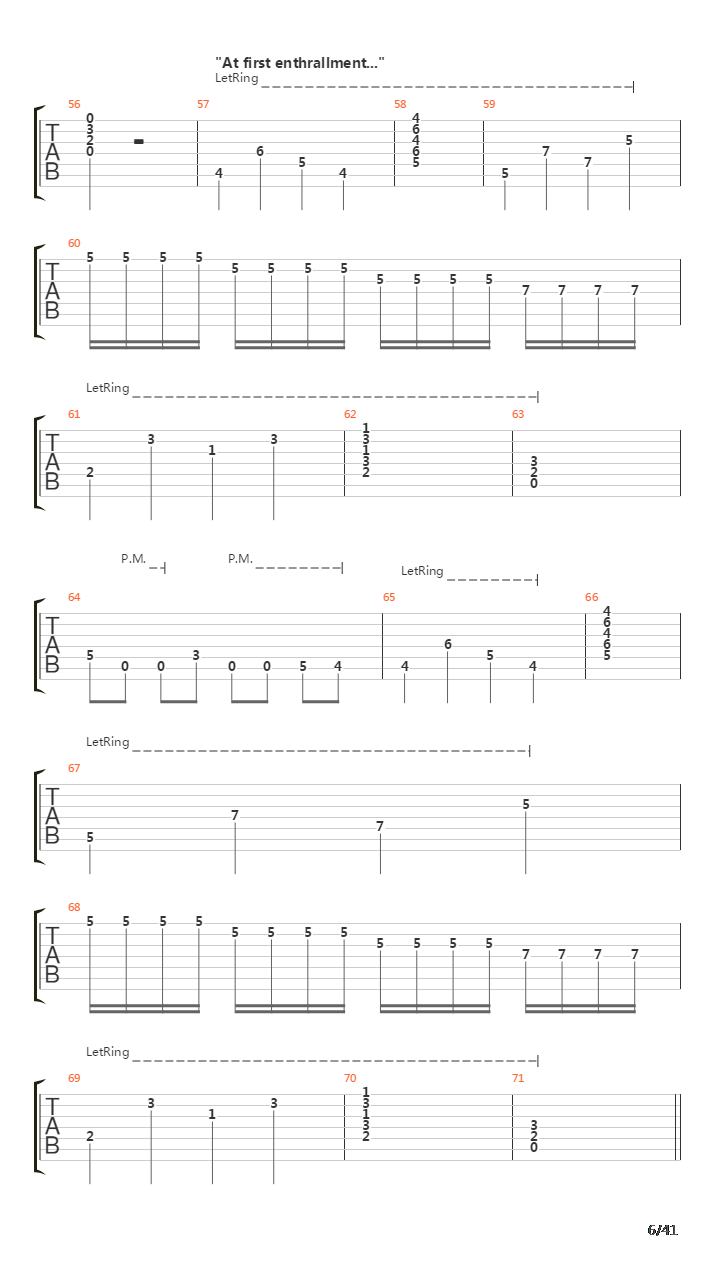 Sermon Of The Seven Suns吉他谱