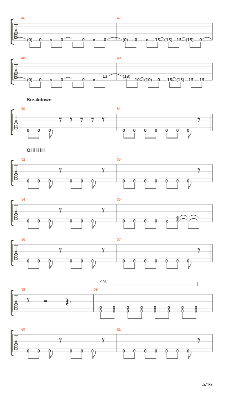 The Depths吉他谱