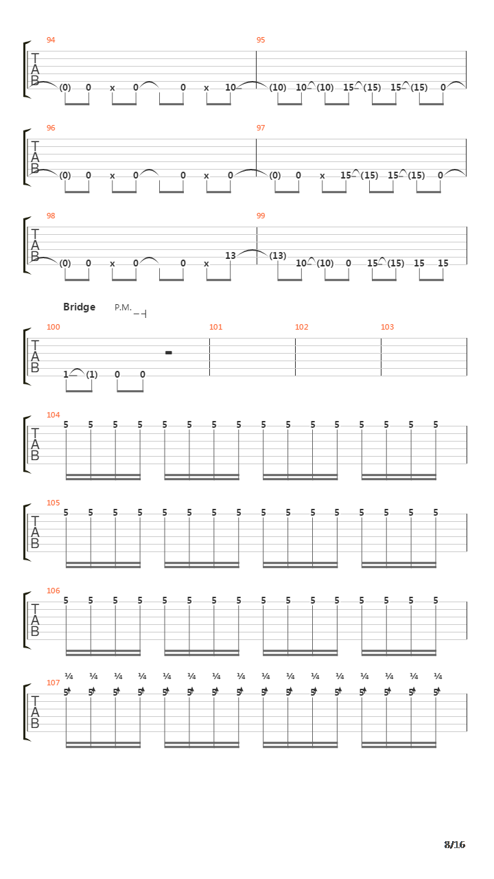 The Depths吉他谱