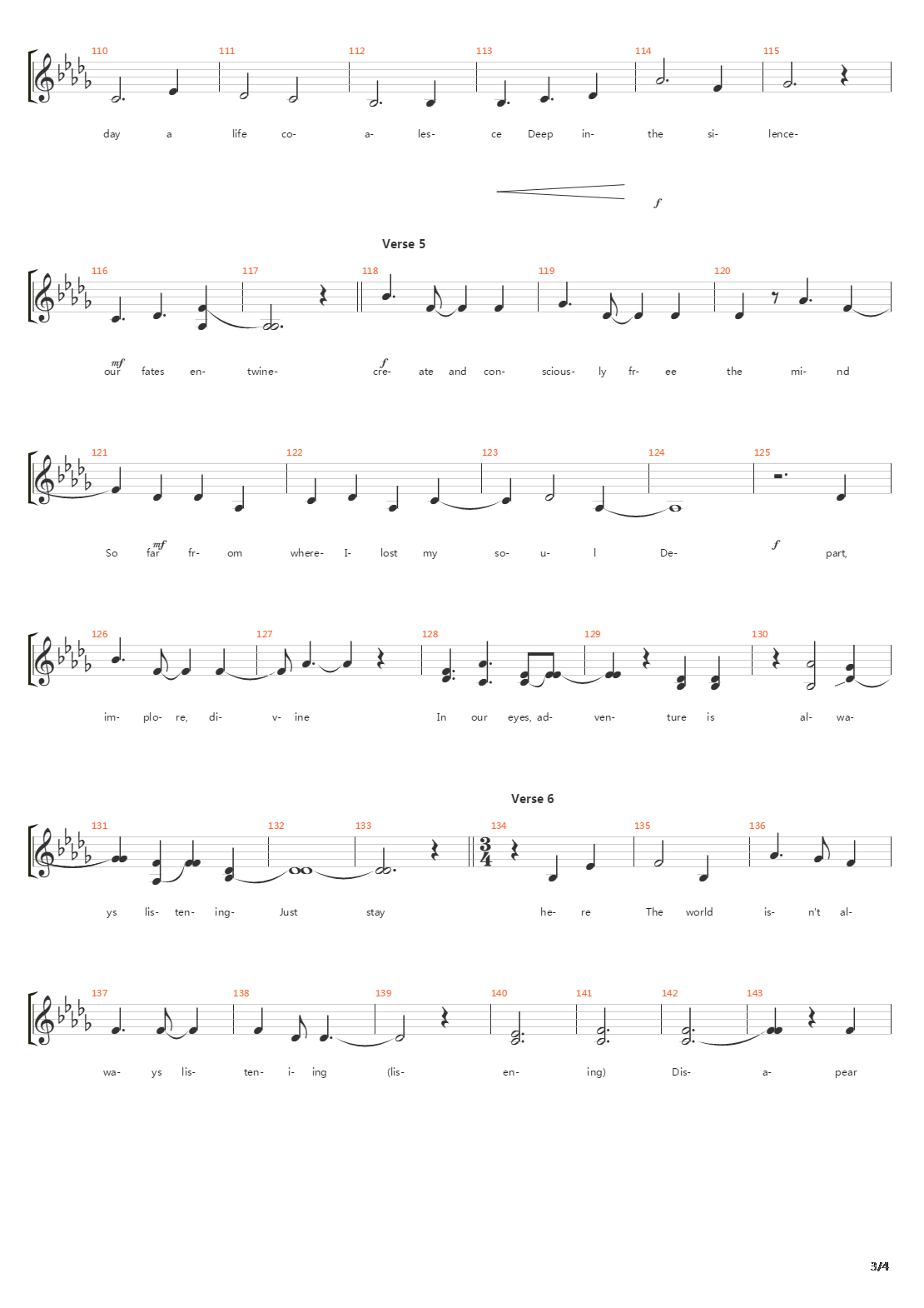 Letter Experiment吉他谱