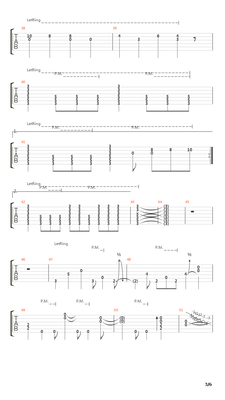 Ode吉他谱