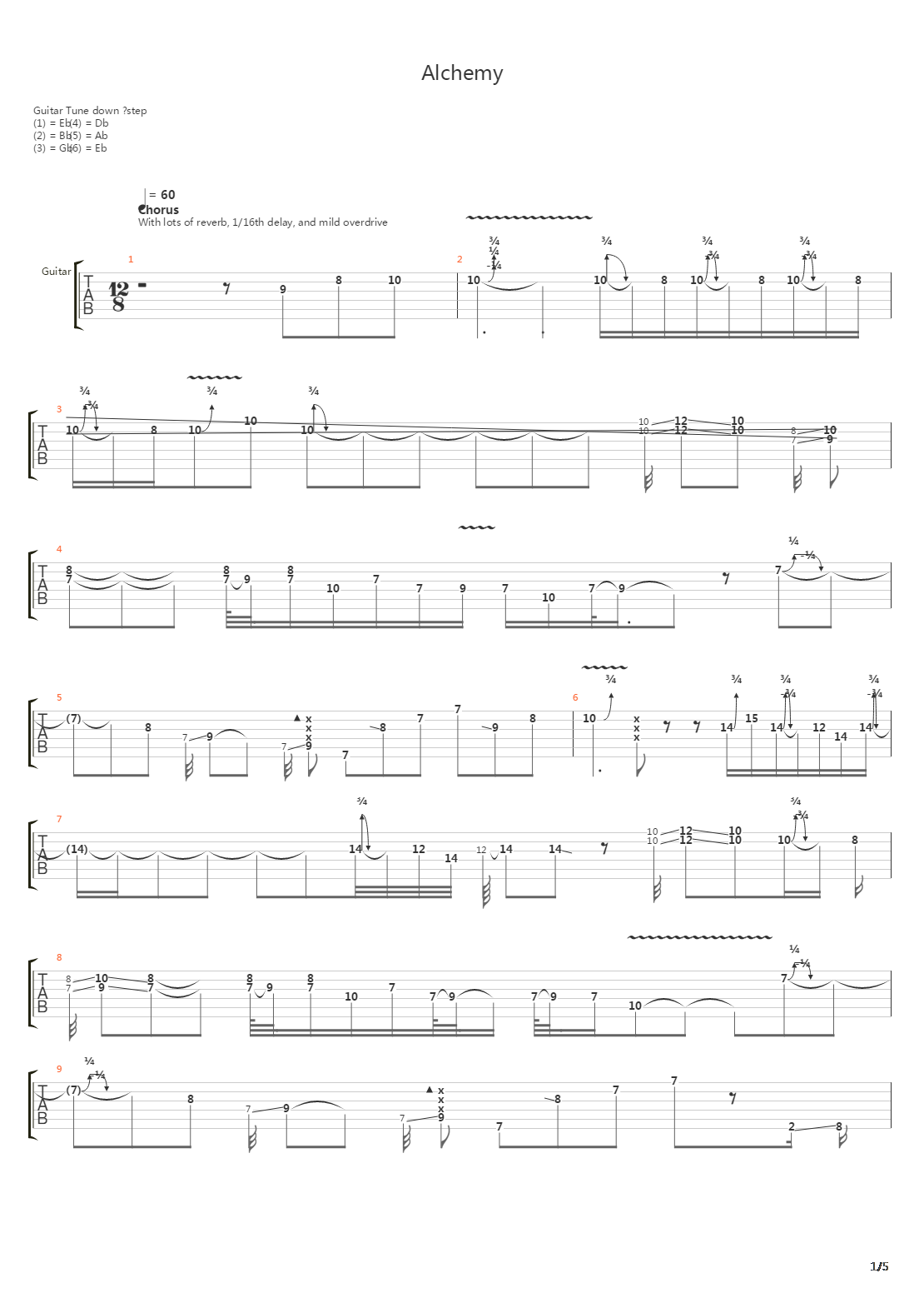 Alchemy吉他谱