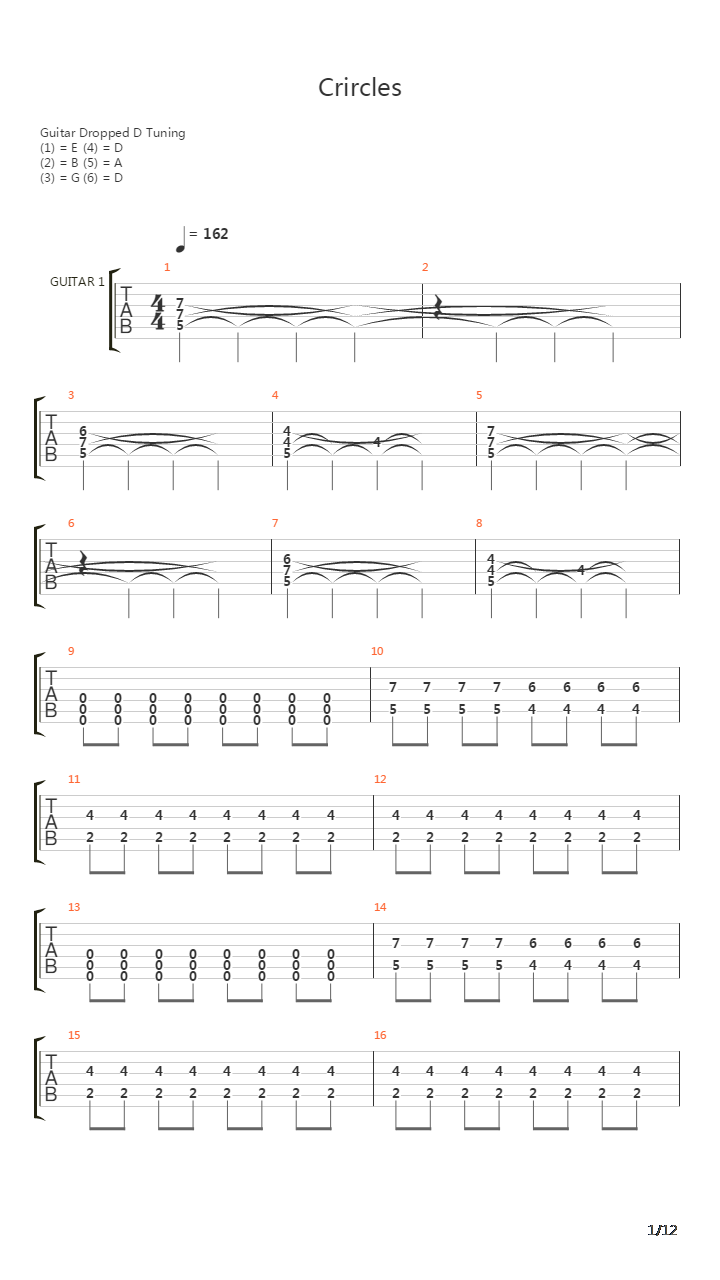 Circles吉他谱