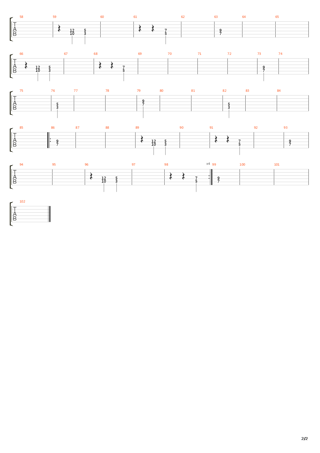 Eyelids吉他谱