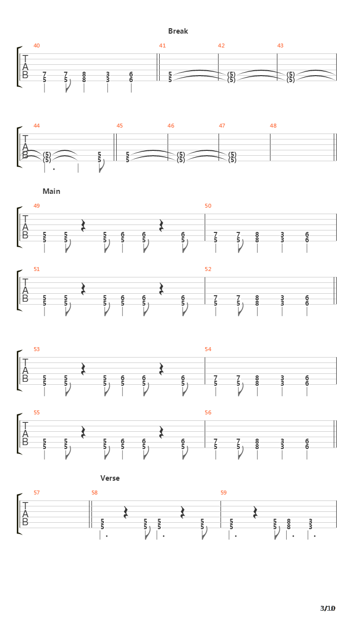 Ramm 4 Rammvier吉他谱