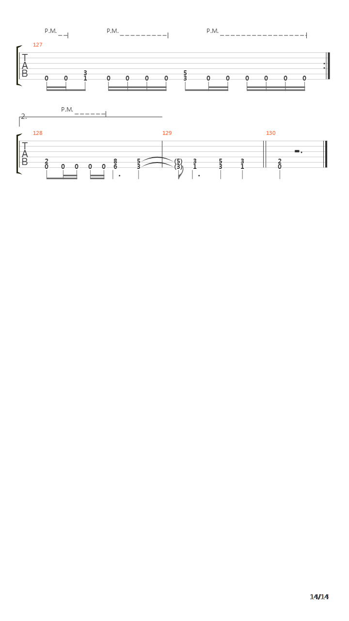 Enforcer吉他谱