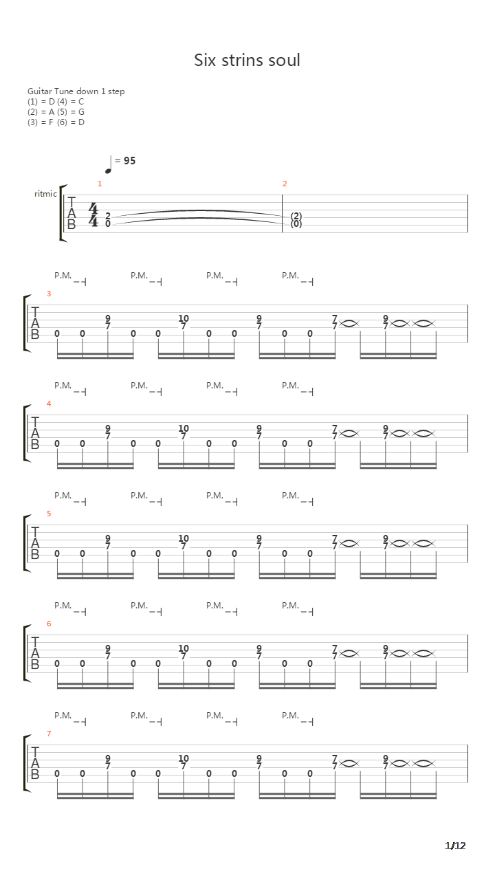 Six Strings Soul吉他谱