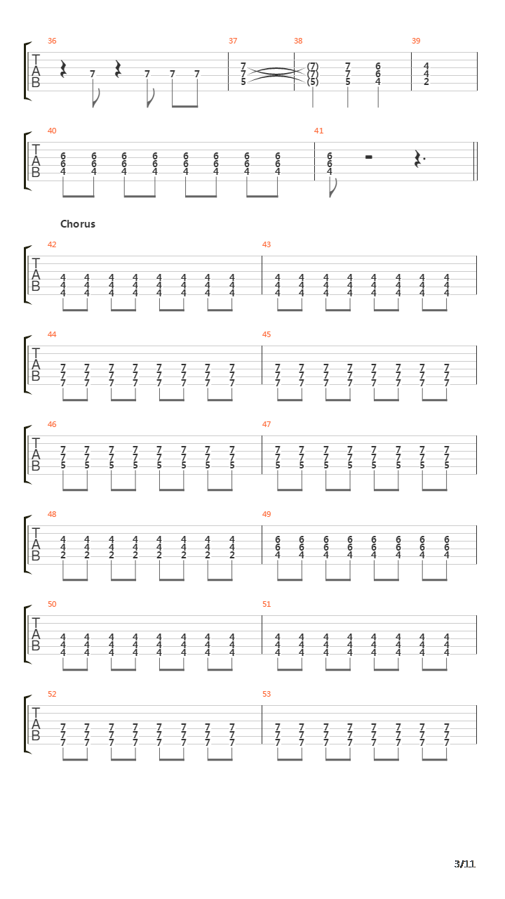 Ix吉他谱