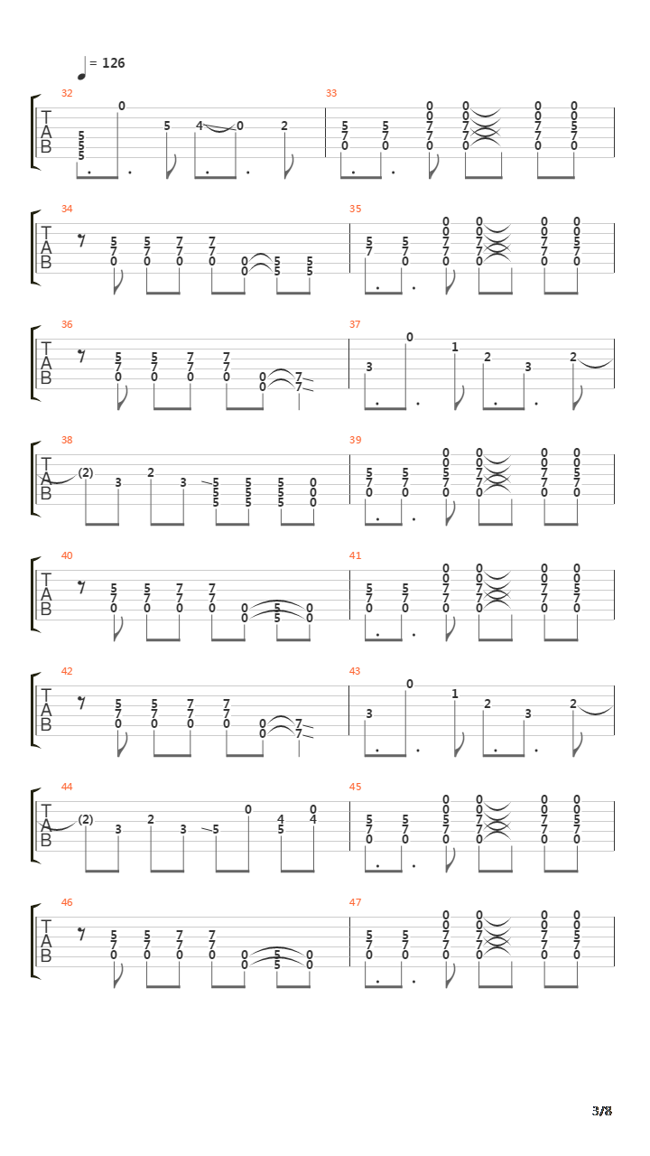 The Silver String吉他谱