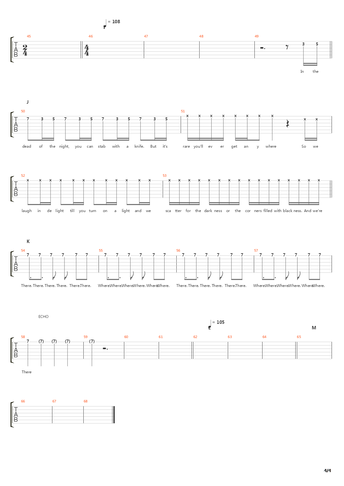 Complaint In The System吉他谱