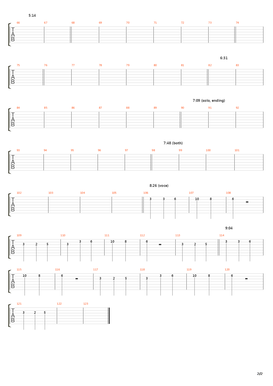 Withdrawn吉他谱