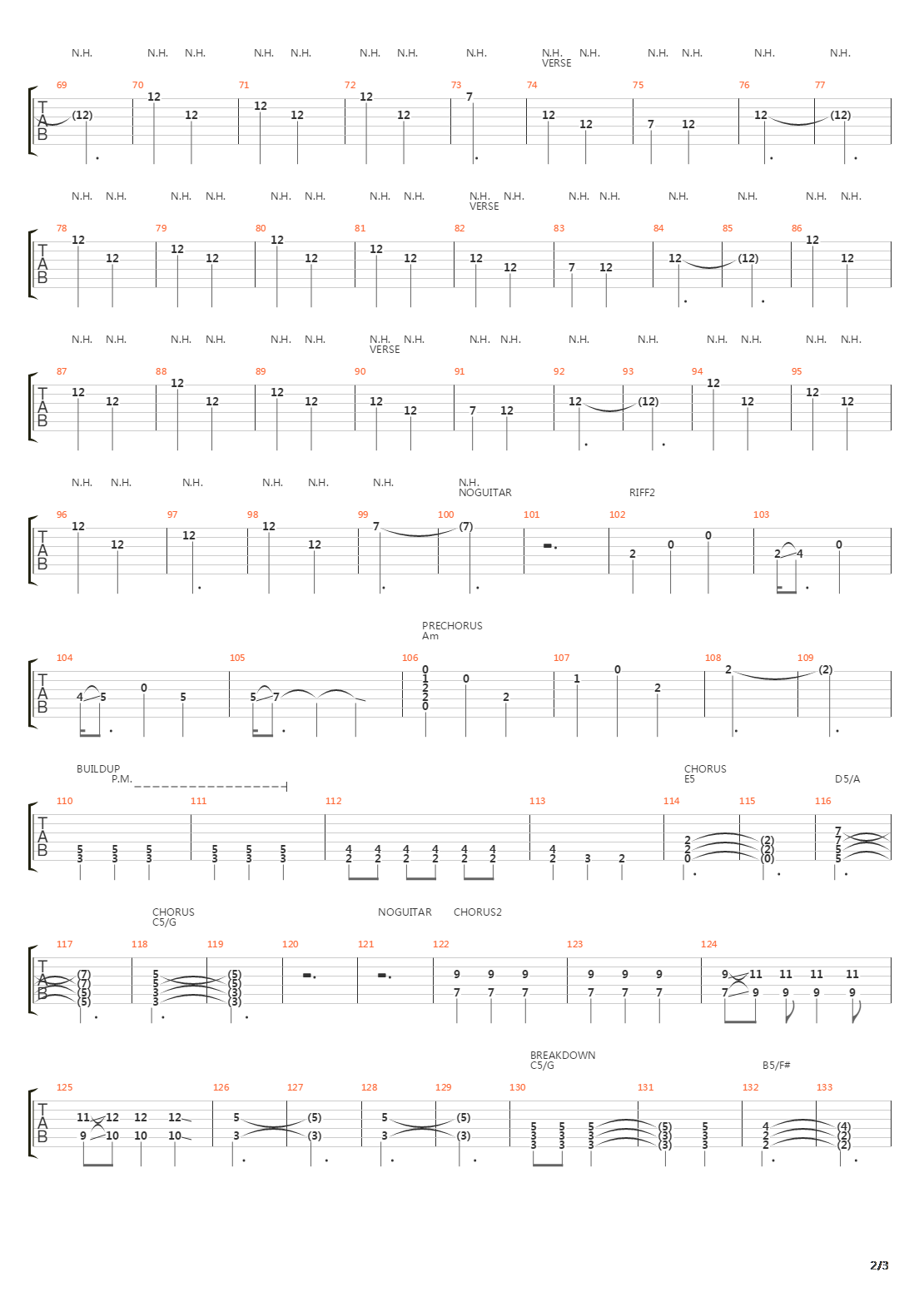 45吉他谱