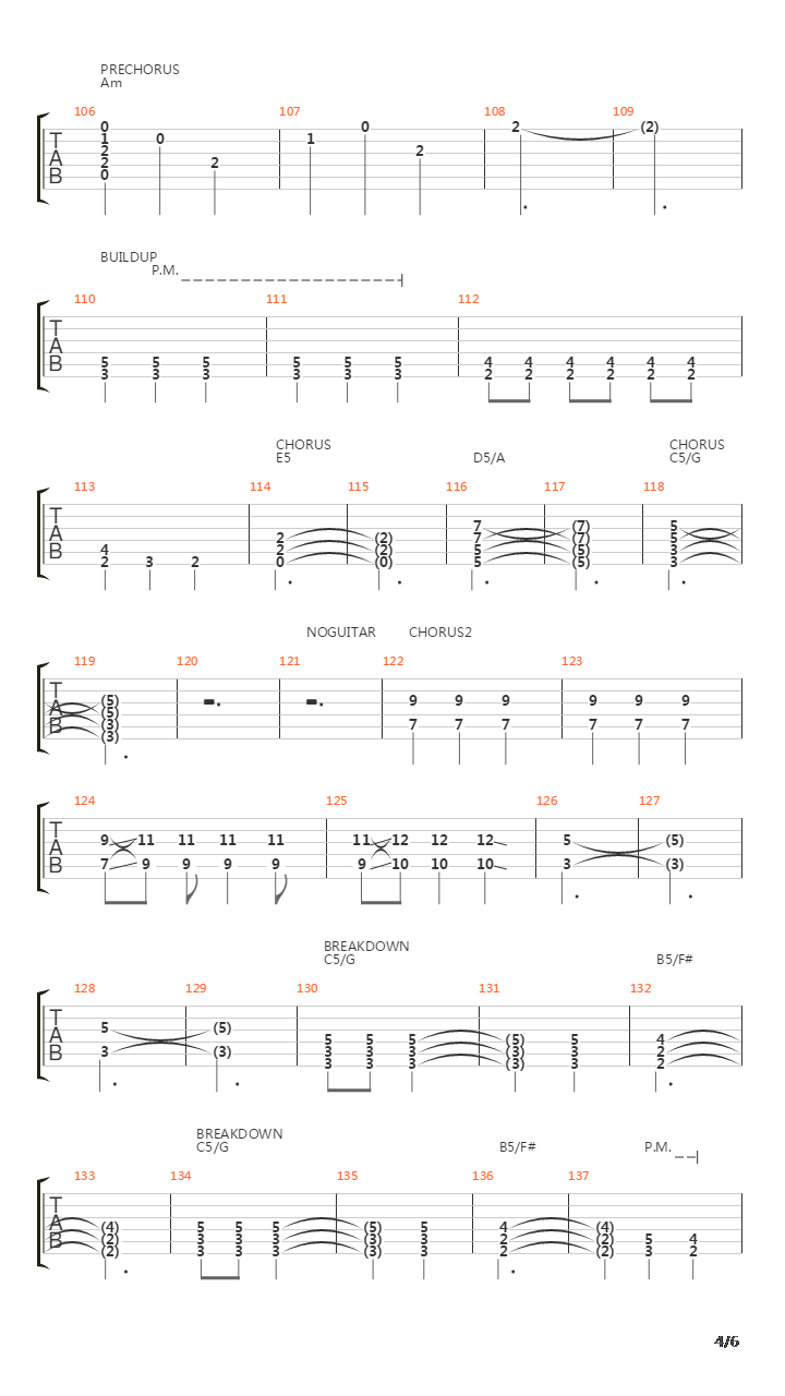 45吉他谱