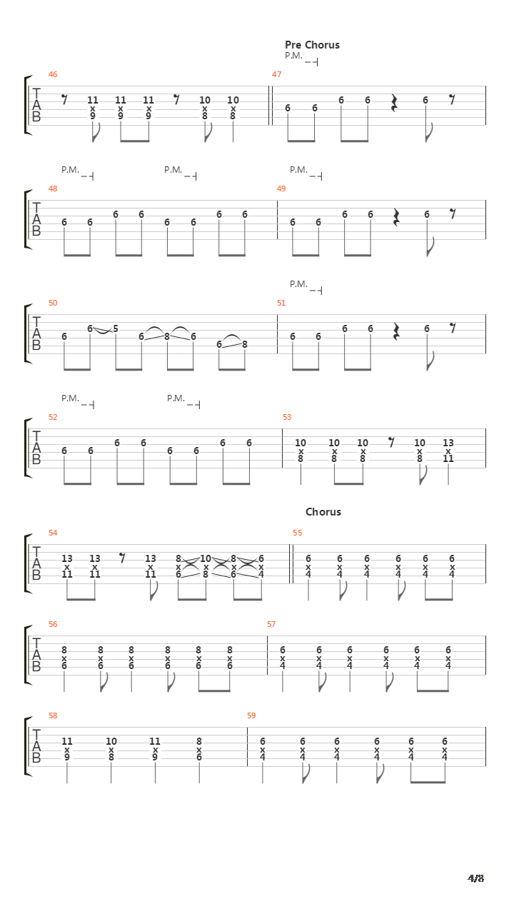 Back And Forth吉他谱