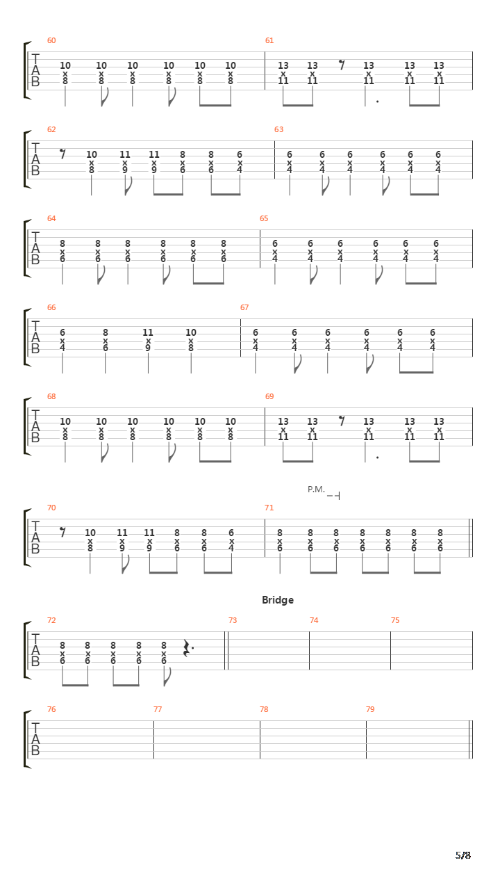 Back And Forth吉他谱