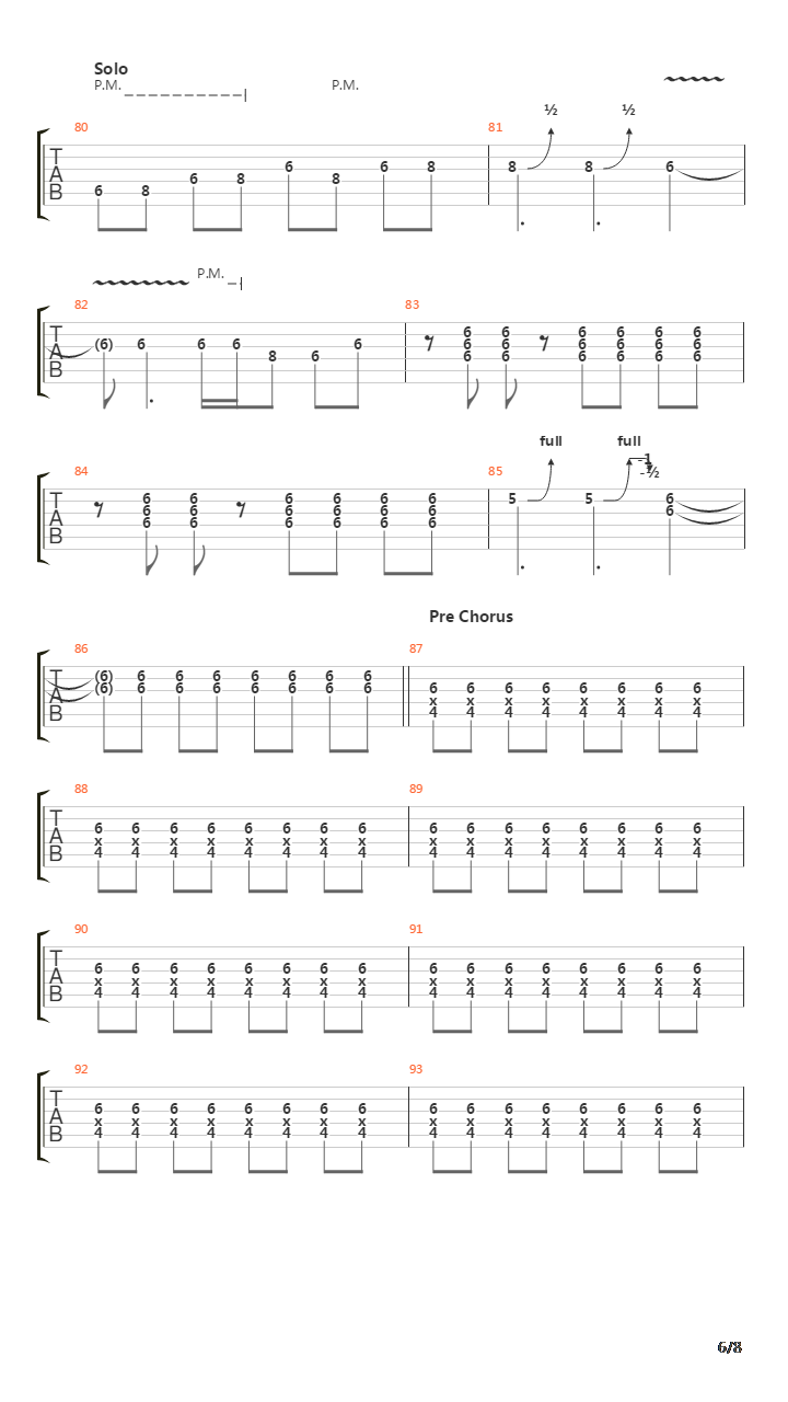 Back And Forth吉他谱