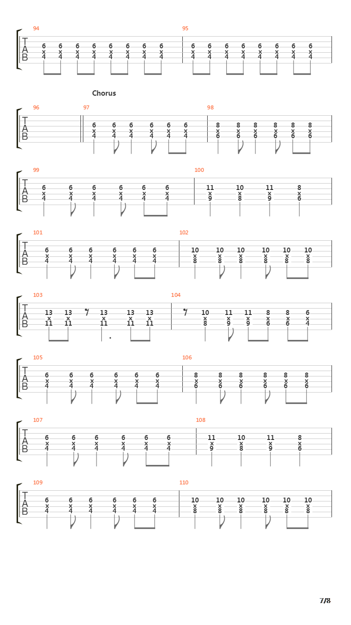 Back And Forth吉他谱