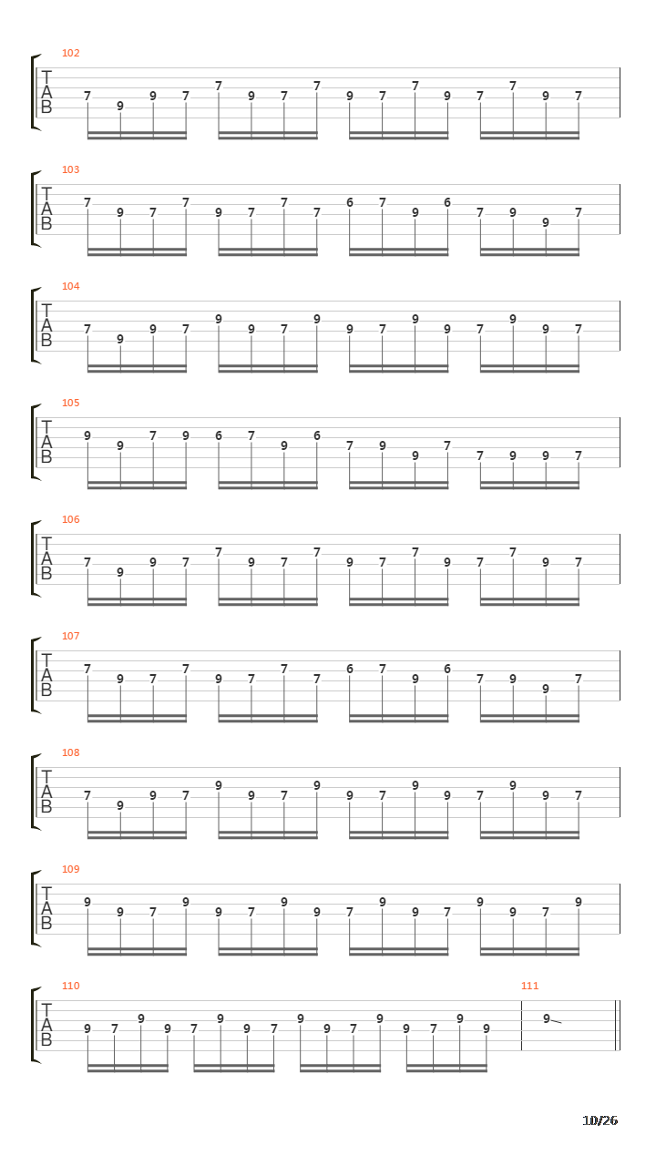 To Hell And Back吉他谱