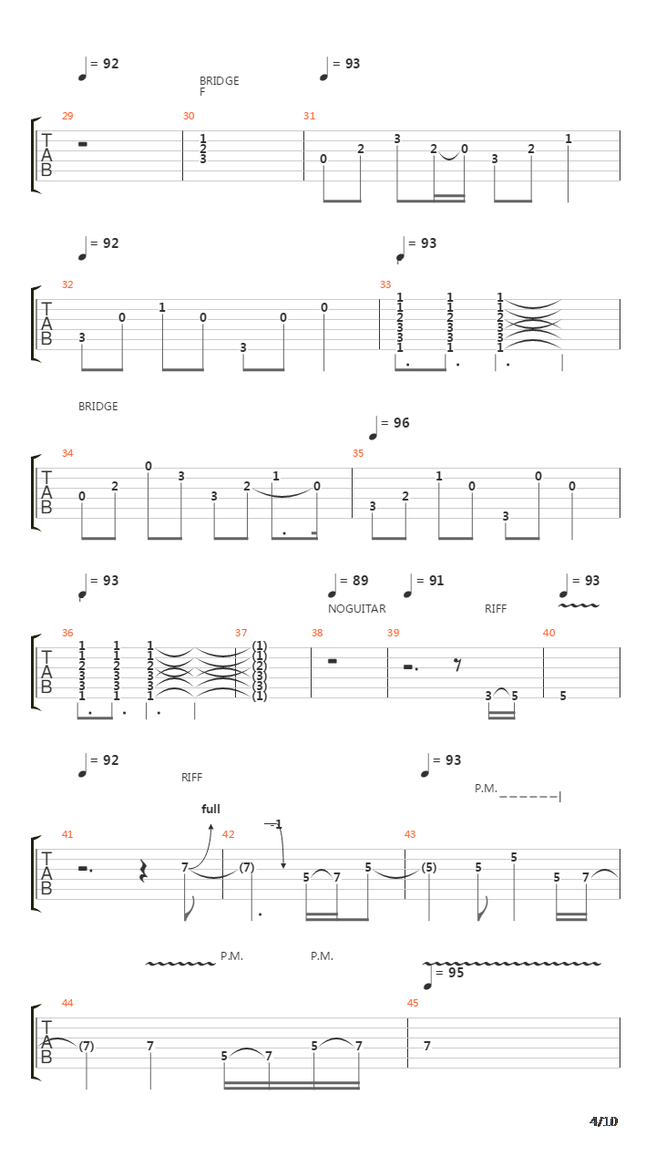 Tribute吉他谱