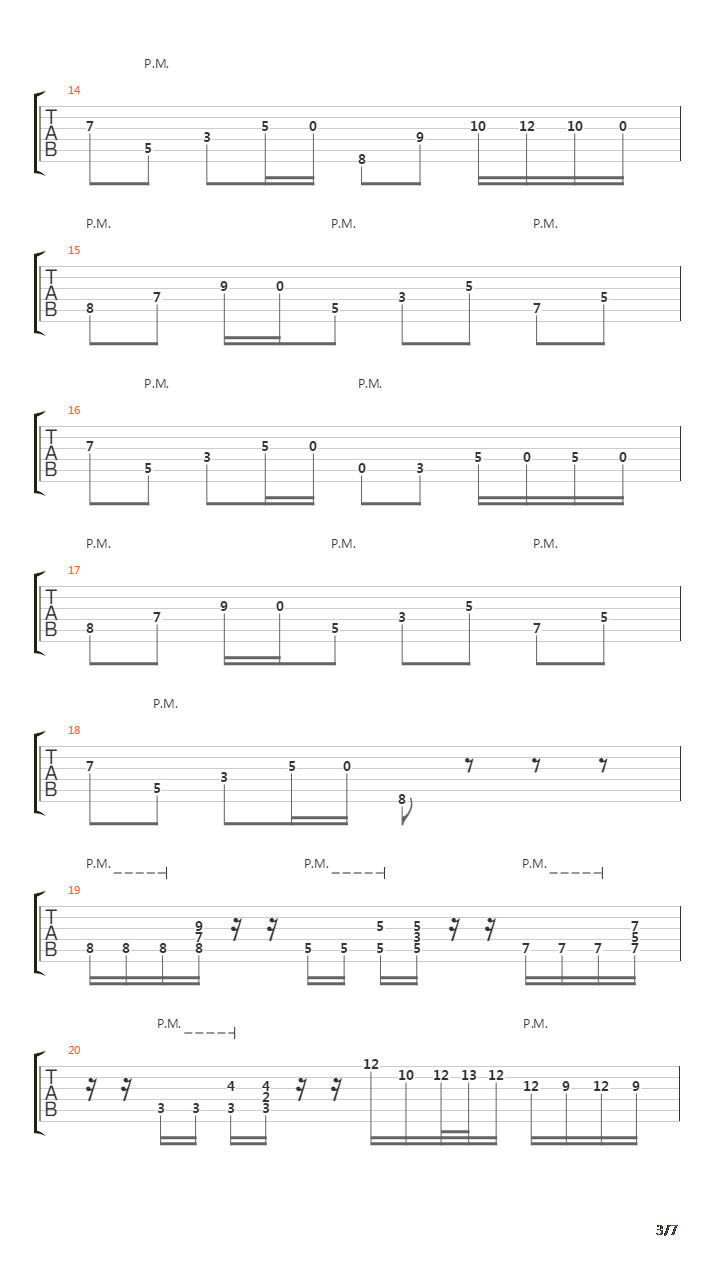 A Single Word吉他谱