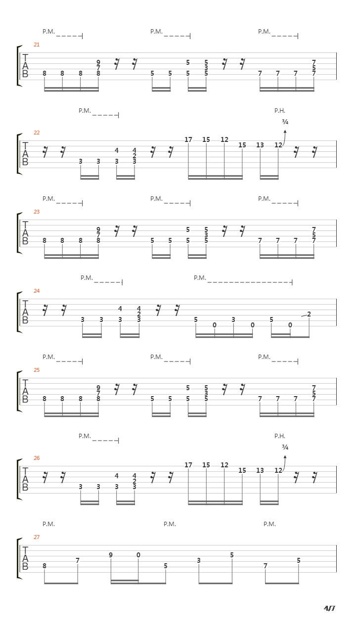 A Single Word吉他谱