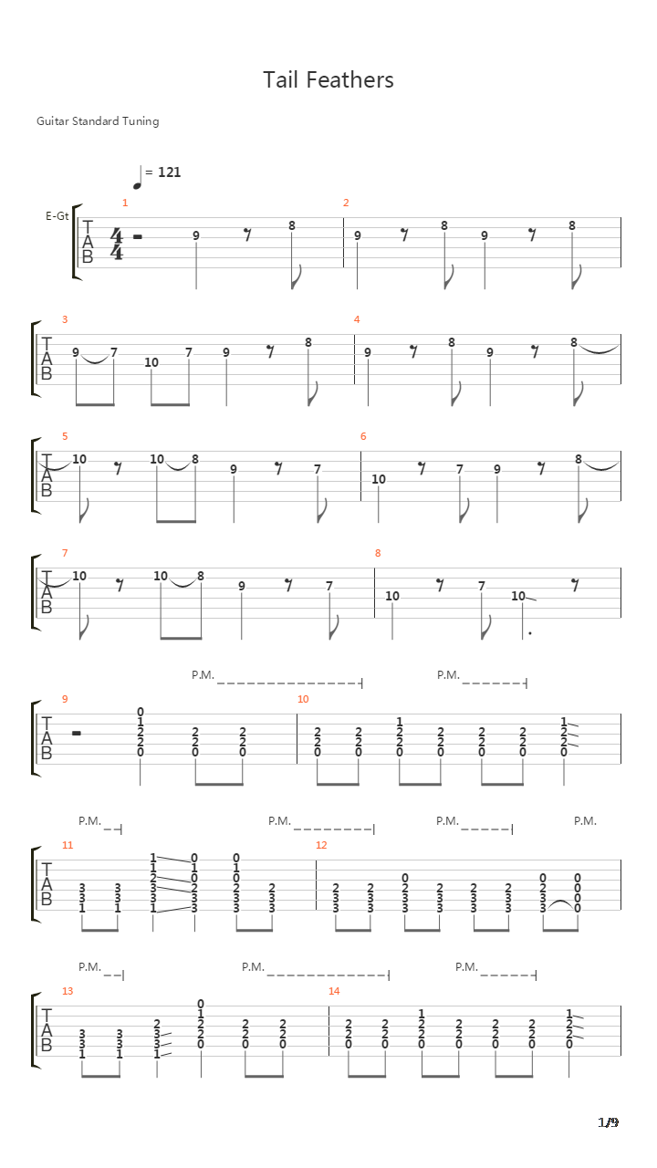 Tail Feathers吉他谱