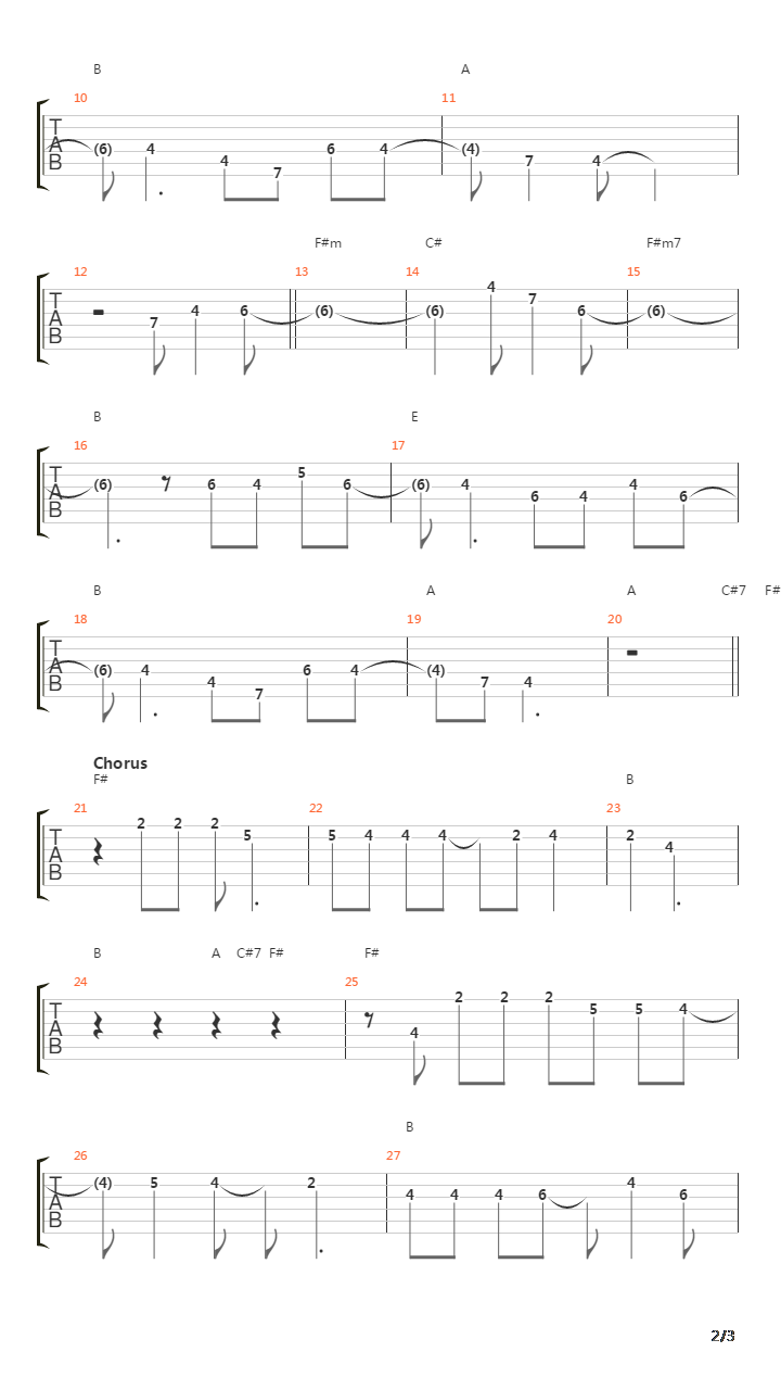 Waterloo Sunset吉他谱