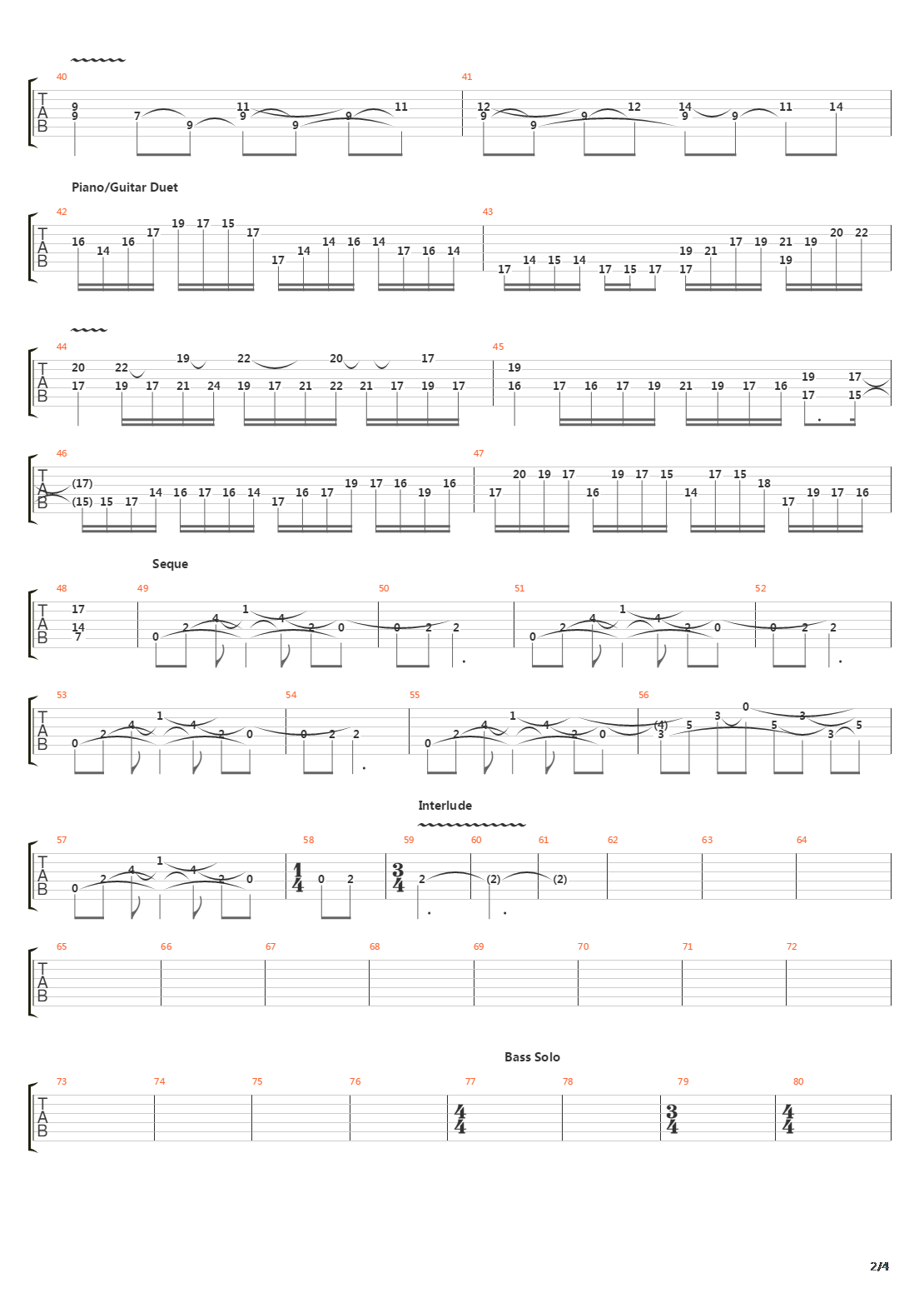 The March Of Sagittarius吉他谱