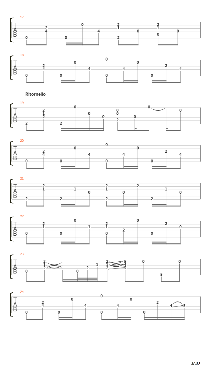 Stepstone吉他谱