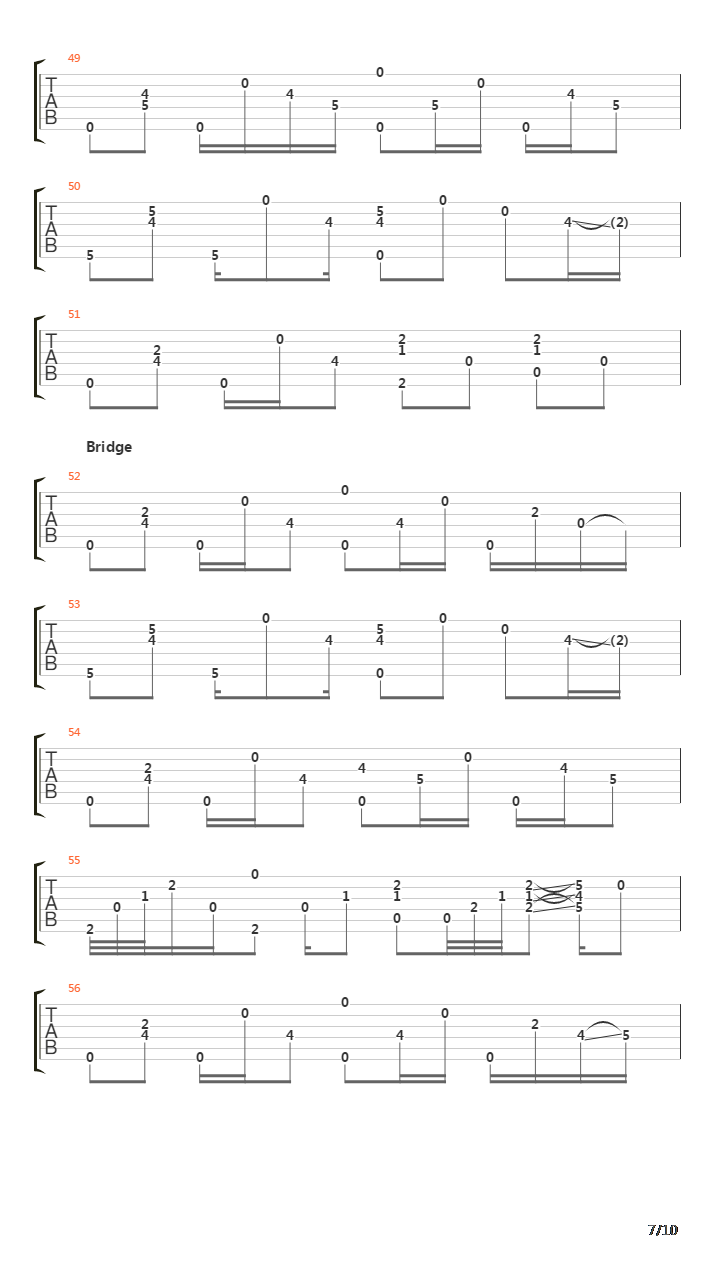 Stepstone吉他谱