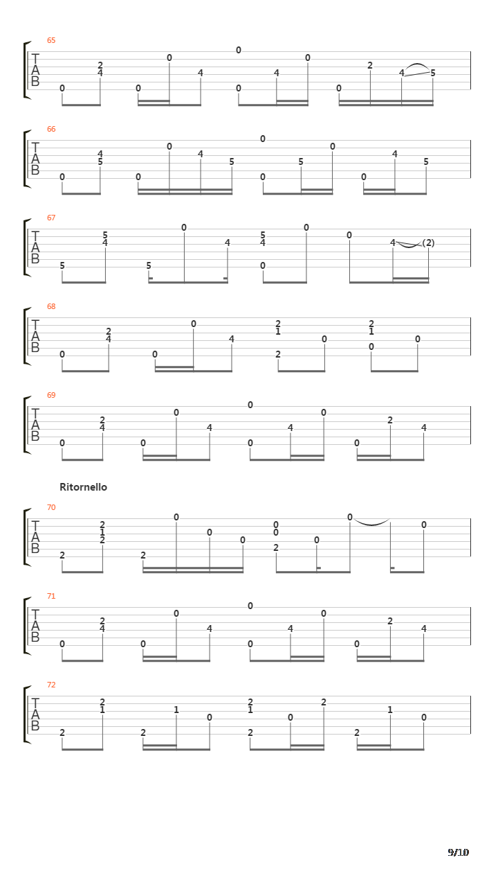 Stepstone吉他谱