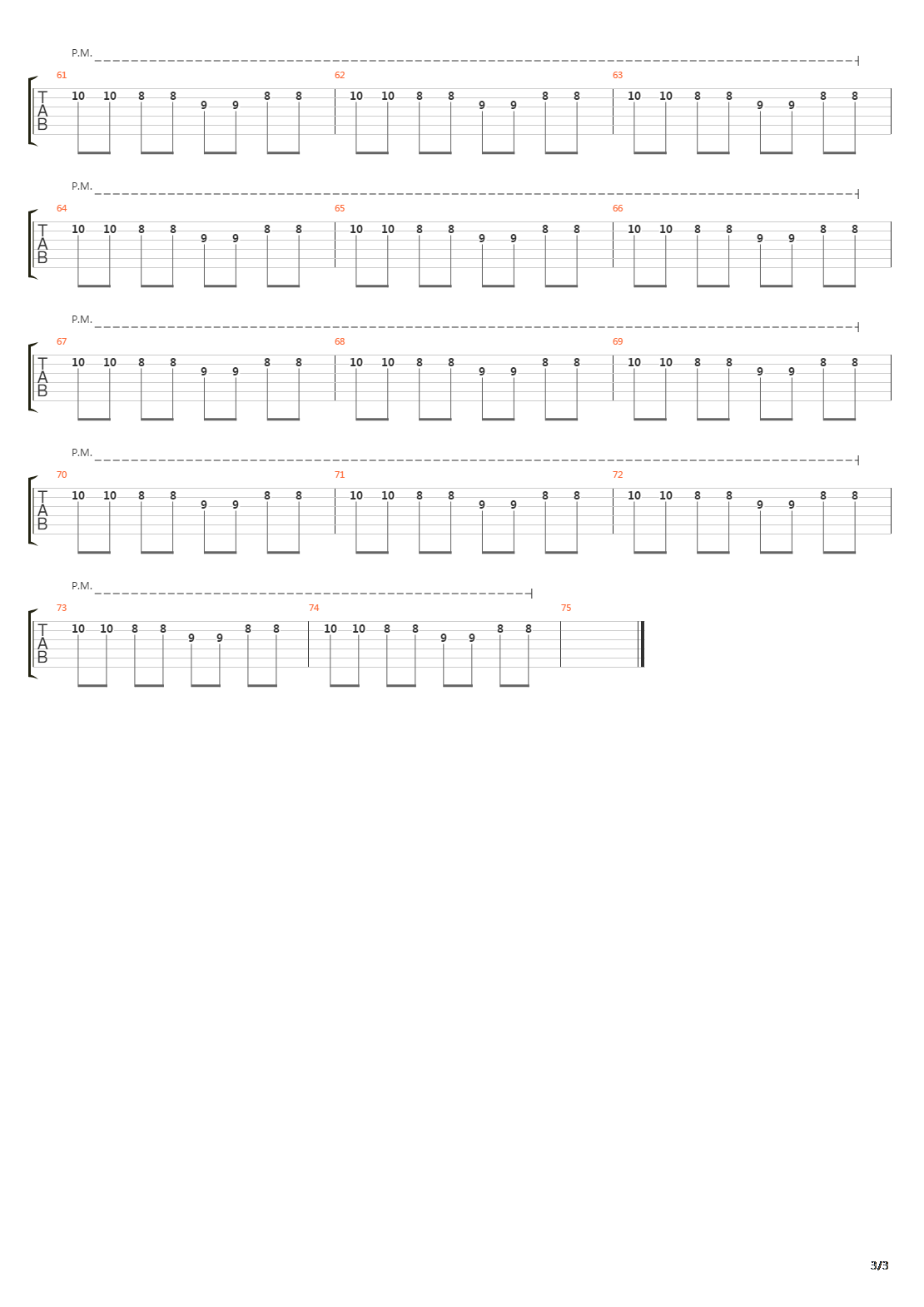 The Yellow River吉他谱