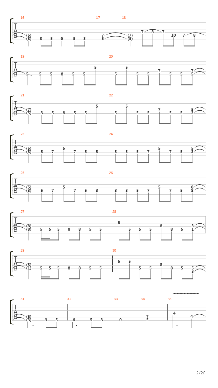 The Violin Song吉他谱