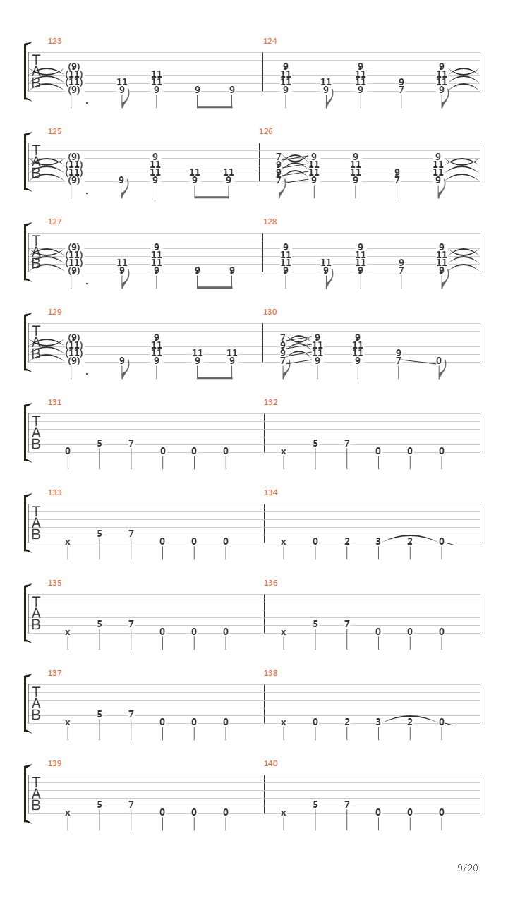 The Violin Song吉他谱