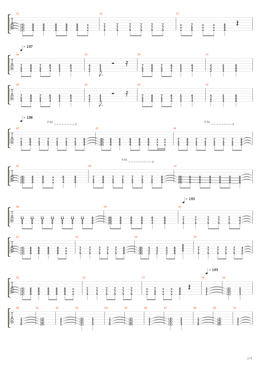 Draw The Line吉他谱