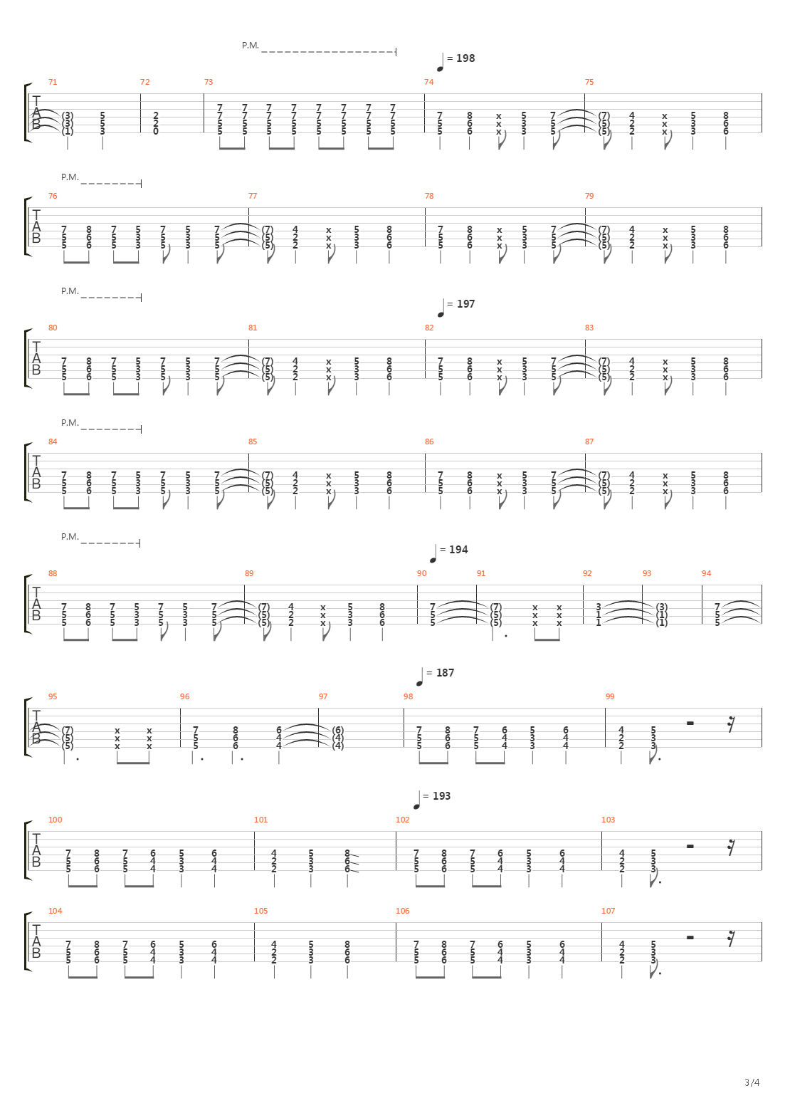 Draw The Line吉他谱