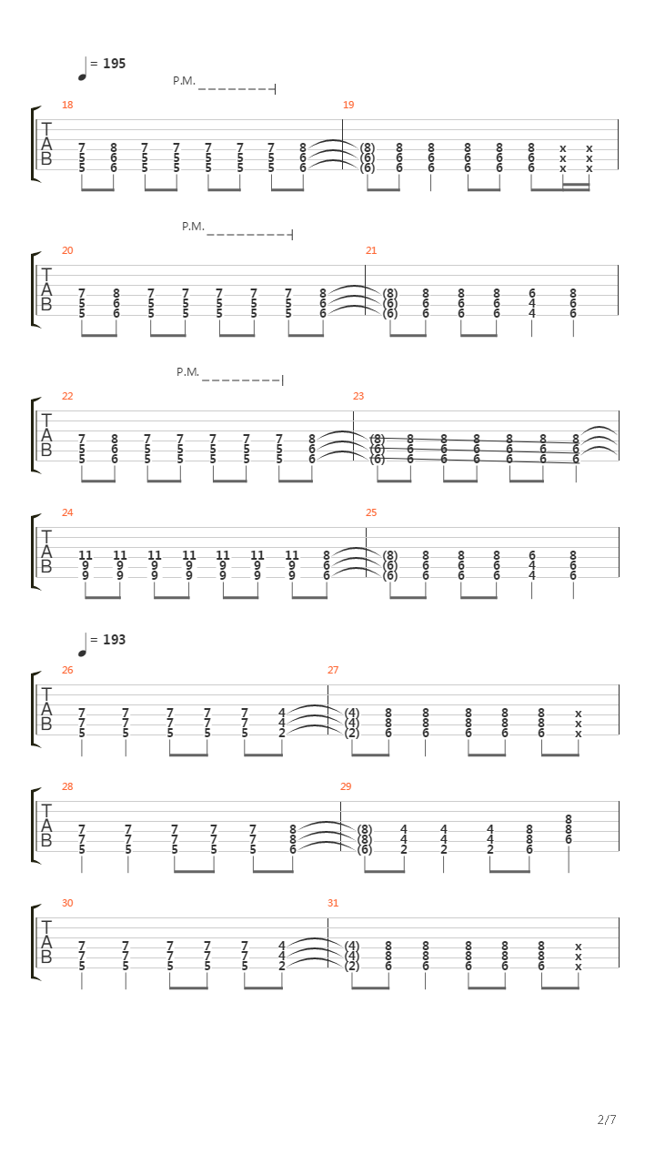 Draw The Line吉他谱