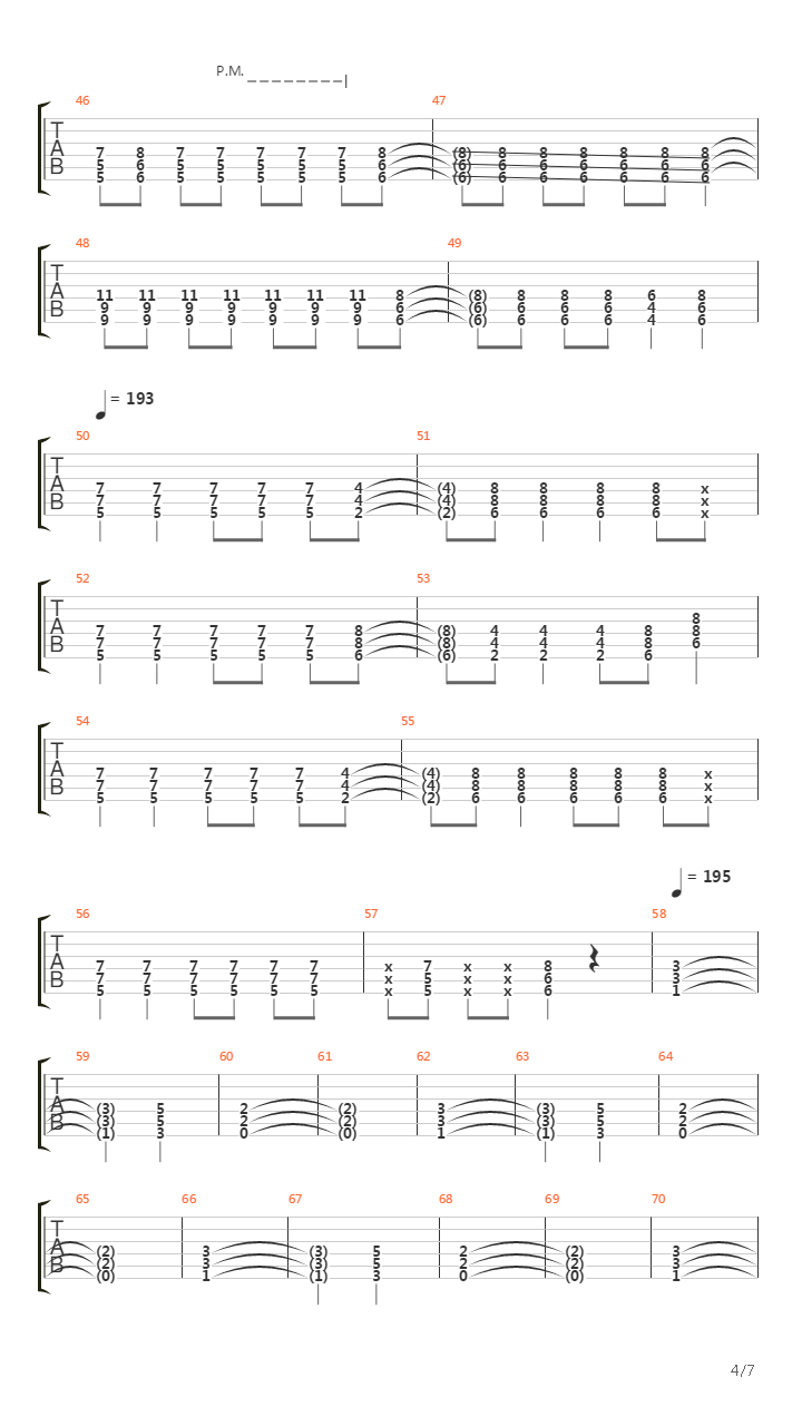 Draw The Line吉他谱