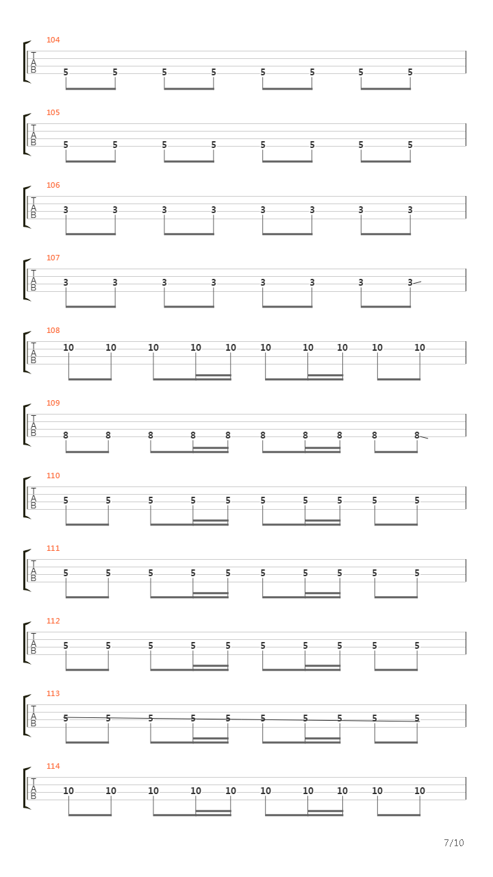 Where The Streets Have No Name吉他谱