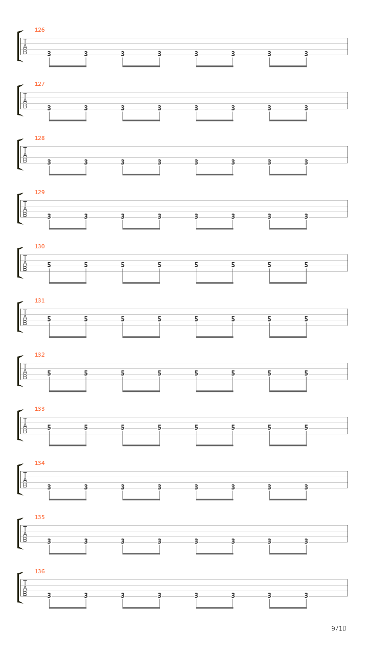 Where The Streets Have No Name吉他谱