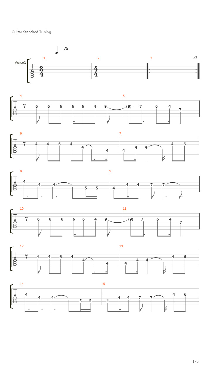 Exceptional吉他谱