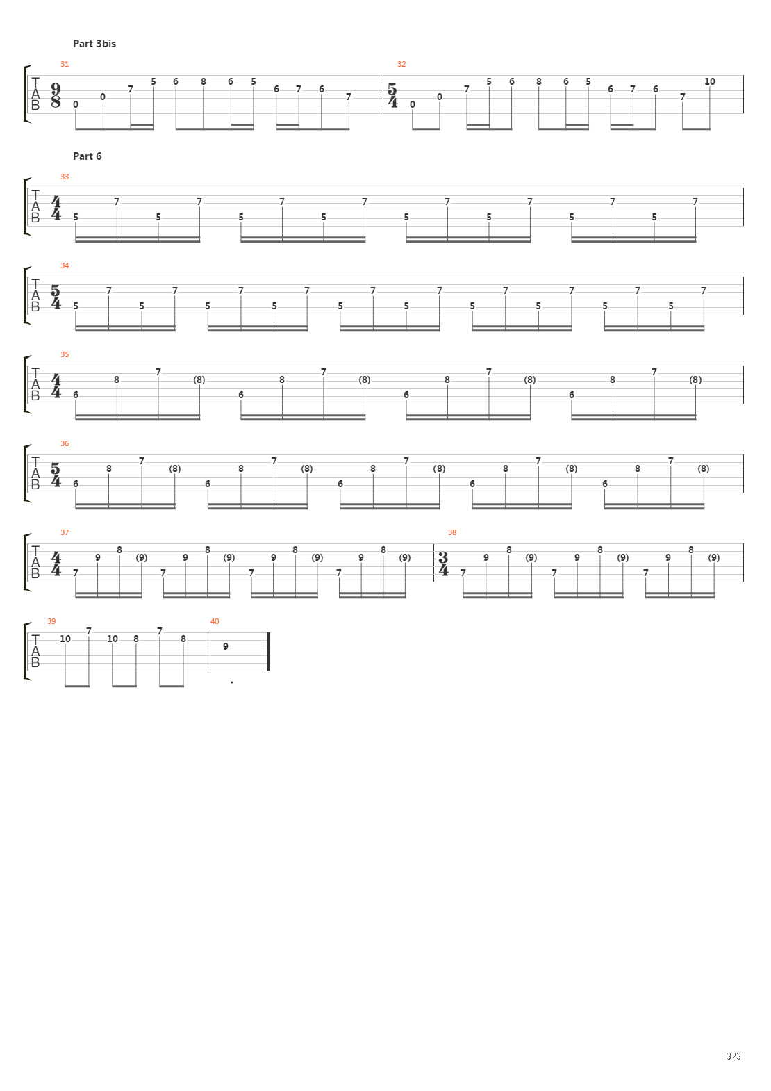 Across The Open Sea吉他谱