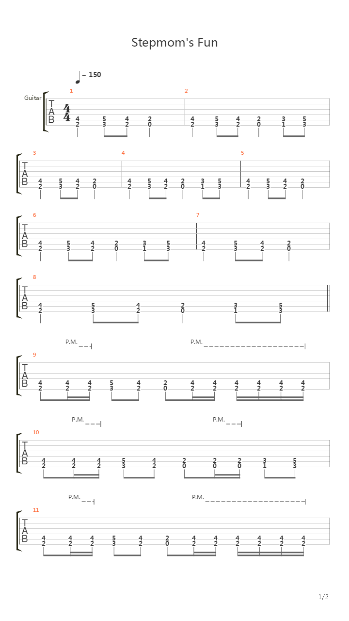 Stepmoms Fun吉他谱