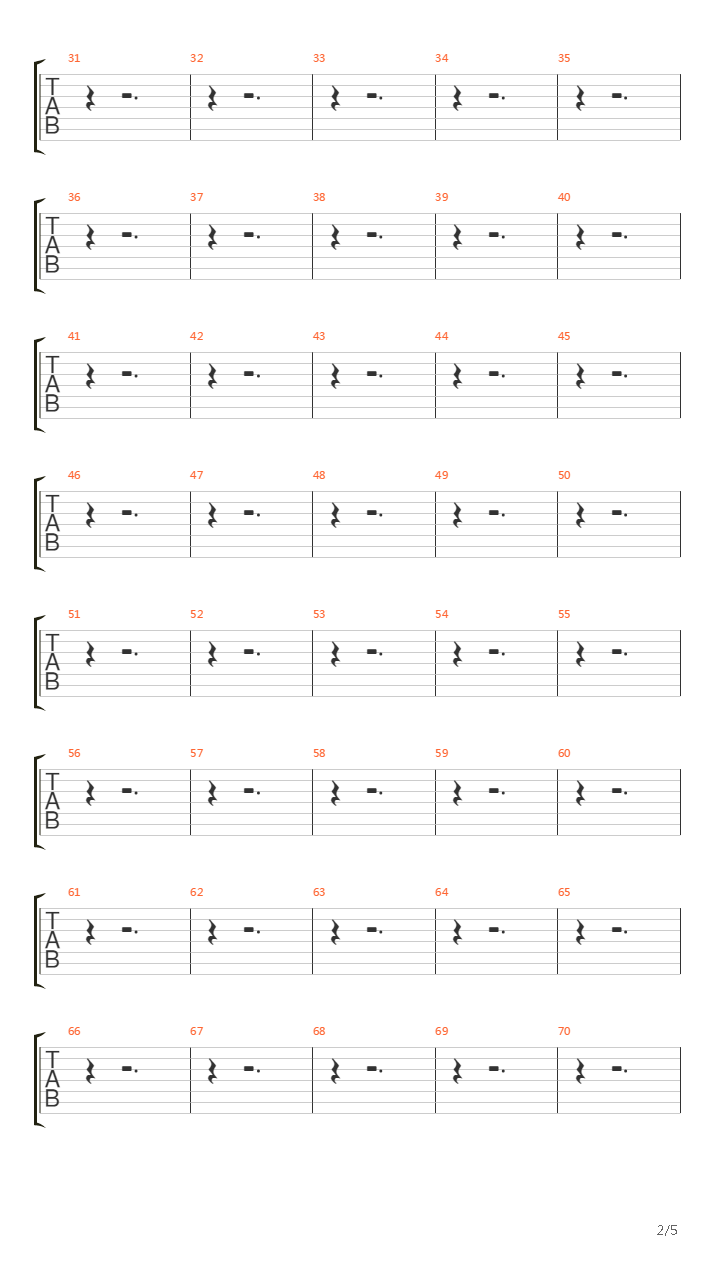 Clairvoyance吉他谱