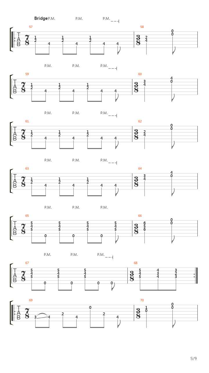 Artifact吉他谱