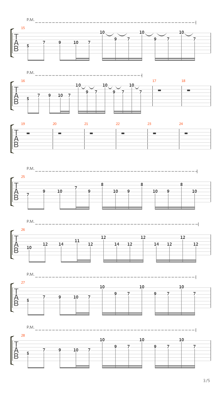 Erased吉他谱