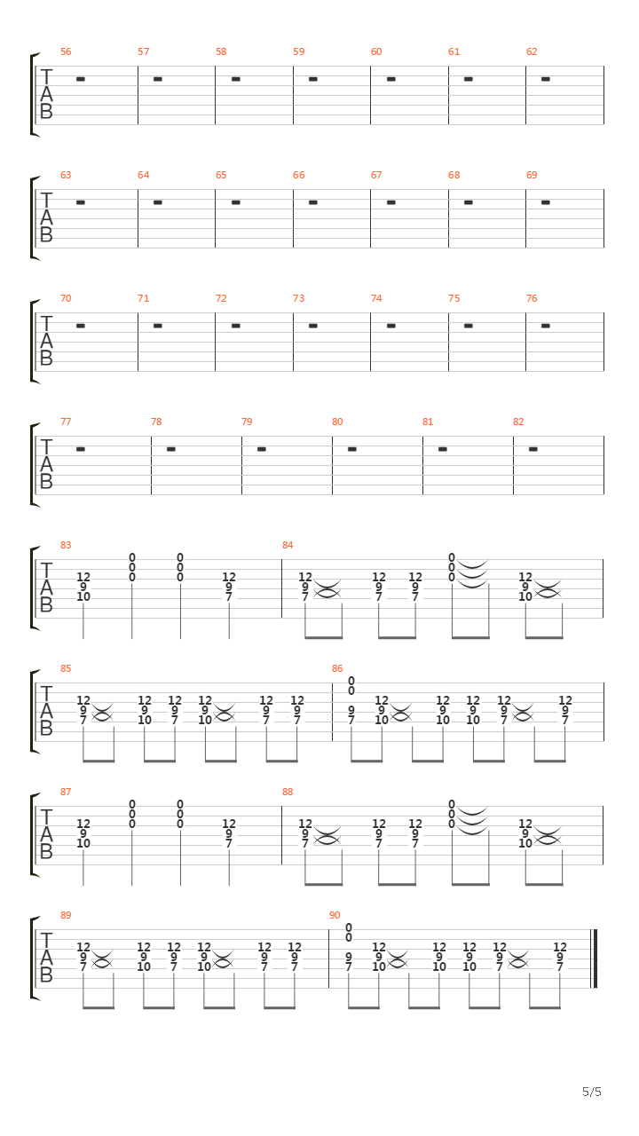 Erased吉他谱