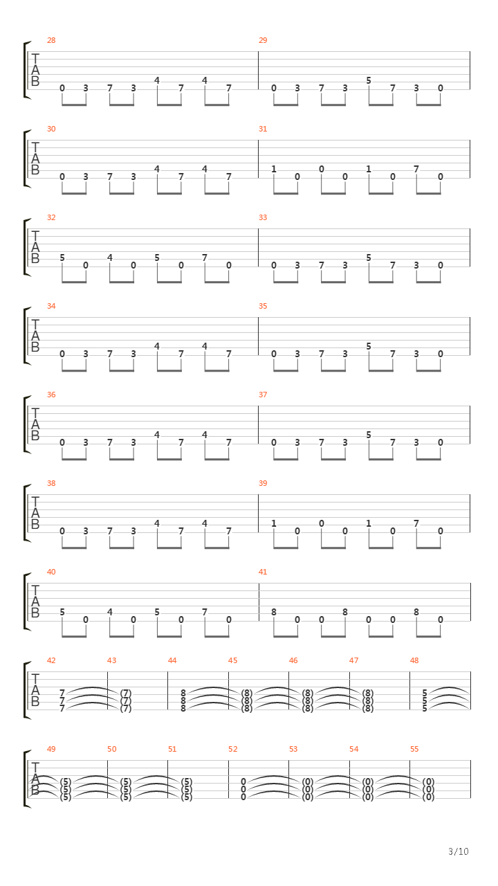 Feueralarm吉他谱